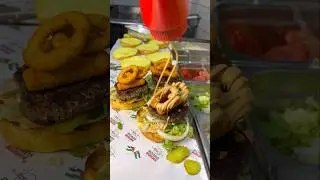 صارت هوشة مستفزه بأخر الفيديو 😂🔥 #برجر #الاردن #مطاعم_الاردن #عمان #amman #jordan #burger
