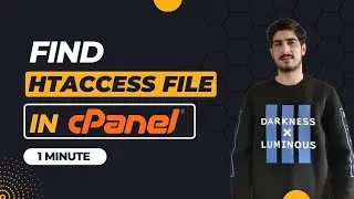How To Find  htaccess File In Cpanel 2024 | Htaccess File Not Showing In Cpanel