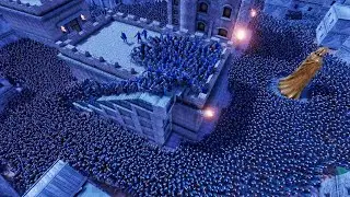30000 zombie vs King's Knights (18 days later the king lost the war Time Lapse)- UEBS