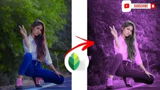 Snapsheed dark pink photo editing|Snapsheed photo editing2021|snapsheed background colour chang