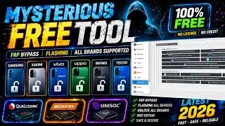 New Free Mobile unlock Tool 2026 | Mysterious Dev Tool |FRP |Unlocking| All Mobiles✅
