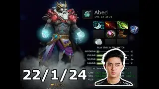 Dota 2 Abed (Zeus) too good yuragi rage quit
