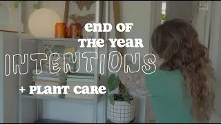 let's do some plant chores + talk about some end of the year intentions 🌿