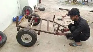 How To Make motorcycle Trolley / Bike Trolley