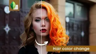 How to change hair color in snapseed | change hair color | hair color | snapseed change hair color