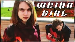 Сумасшедшая на улицах Москвы/ weird girl