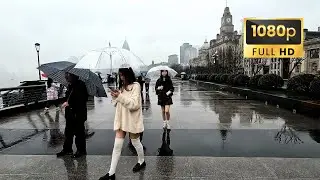 Experience SHANGHAI in the RAIN | CHINA #travel #asmr
