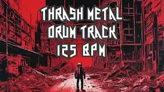 Thunderous Fury Thrash Metal Drum Track #2 125 BPM
