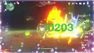 Kirara with burning artifact set