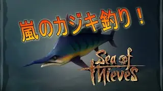 【PS5：Sea of Thieves】嵐の中 ソロDEカジキ釣り☆