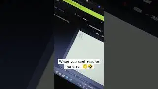Resolving Error 🤣#codingmemes #comedy #programming #song #tumhinemerizindgikharabkihai #error 🤣