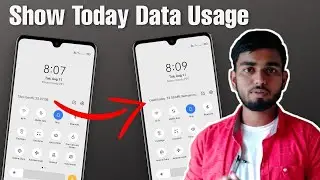 How to Enable Today Data Usages Option On Notification Bar After Update  For All Realme  Device 2020