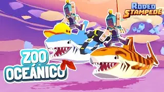 🦈 ZOO OCEÁNICO 🐠  Nuevos Animales | Rodeo Stampede: Sky Zoo Safari #7