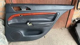 Снимаю Пр. Карту Двери Skoda Superb 1 Как снять заднюю правую  карту двери ?