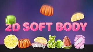 2D Soft Body - jelly physics in Unity!