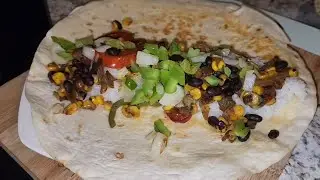 BEST EVER Vegetarian Burrito! More Tasty and filling Recipes on 