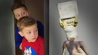SCP ТУАЛЕТОГОЛОВЫЙ проник к нам через наш ТУАЛЕТ/Сиреноголовый похитил нас!!!