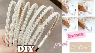 DIY Korean Style Pearl Headbands | Tutorial for 4 Pearl Headband Models, Part 2