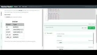 Hackerrank Weather Station 11