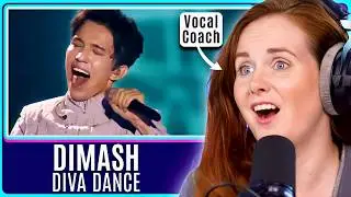 Dimash Is An Alien?! 5th Element | Vocal Coach Analysis | Dimash Kudaibergen - Diva Song Reaction