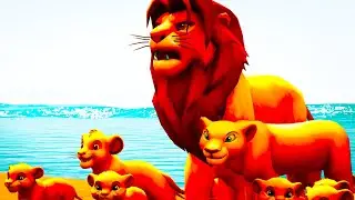 PLAYING AS LION IN GTA 5 (animals mod)