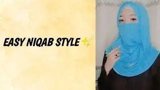 Easy Niqab Style|•How to style niqab
