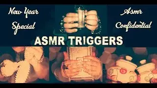 ASMR Triggers - WOOD | METAL | GLASS (New Year Special)