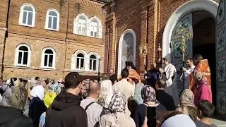 Престольный праздник в Спасо - Преображенском Пронском монастыре -30.09.2023 год.HD.