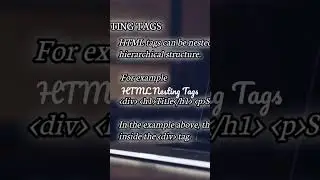 HTML Nesting Tags 
