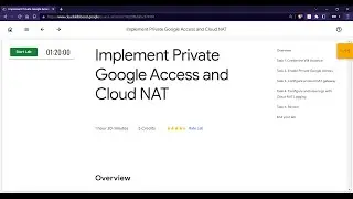 Implement Private Google Access and Cloud NAT | GCCP 