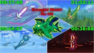 Enraged Duke Fishron No Hit. Speed kill with all Class and in Master Mode. 1.4.4.9