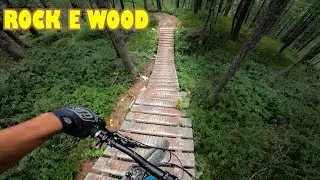 Un trail da enduro: ROCK E WOOD (Cervinia Bike park)