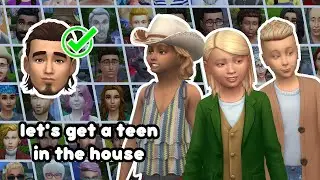 It's time to age up some of these children - Having babies with all Pre-Mades #8