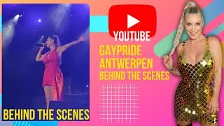Behind the Scenes: Jessy at Gay Pride Antwerp! 🌈🎤