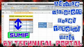How to sum cells that begins with a specified text/criteria |Excel SUMIF Function| 