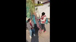 No money to eat sugar cane# funny# real story 