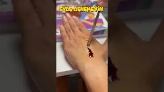 Elimi kestim. Demir kanaması deneyi 