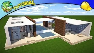 Andyisyoda Builds a Modern House! - How to Build a House in Minecraft