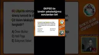EKPSS 2024 Sınavında birebir yakaladığımız sorulardan biri #kpss #ekpss #kpsstarih