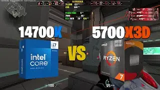 14700K VS 5700X3D - Valorant