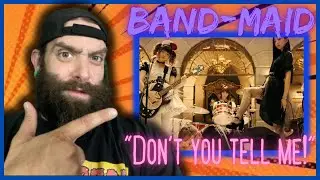 Who should I tell? "Don't you tell ME!" Official Music Video Band-Maid REACTION!