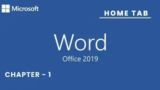 Ms word complete home tab 2019 I Microsoft word 2019 tutorial