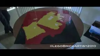 Jimi Hendrix Electric Ladyland LEGO Mosaic