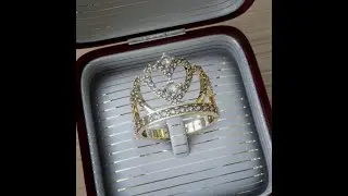 Моделирование кольца_03 в Blender3D в реальном времени. Modeling a ring in Blender3D in real time.