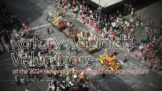 Rotary Adelaide volunteers at the 2024 Christmas Pageant