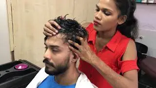 ASMR Relaxing Indian Girl Head Massage By Priti (Shantanu)