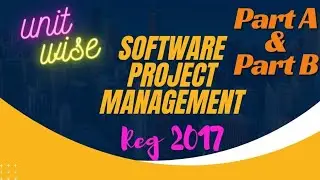 How to pass in Software Project Management subject in Anna university regulation 2017