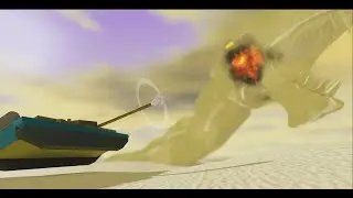 Sand Golem Bossfight Cutscene Concept - (Roblox Moon Animator)