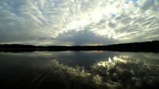 Закат на озере - Xiaomi YI  Timelapse