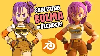 Bulma 3D Sculpt in Blender!